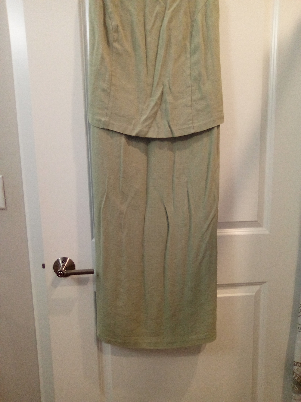 Sleeveless Pistachio Green Midi Skirt Set - Women Size 20W By Dressbarn - Picture 5 of 9